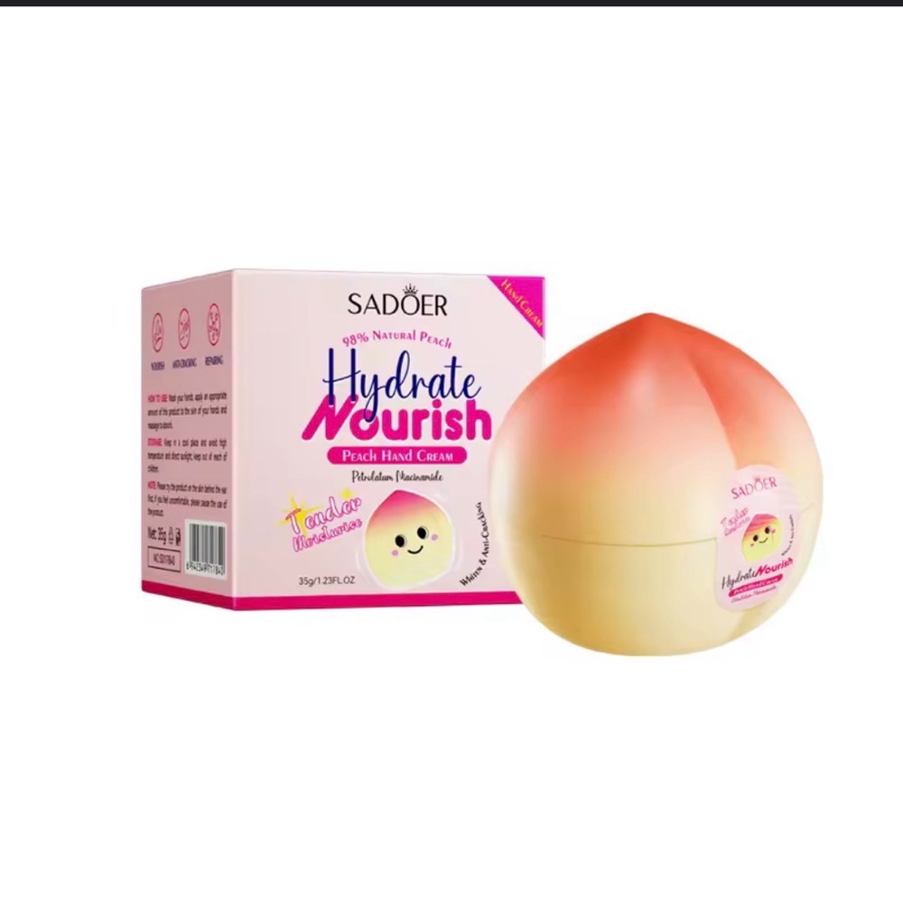 Sadoer Hydrating Milk “Peach” hand crème 🍑